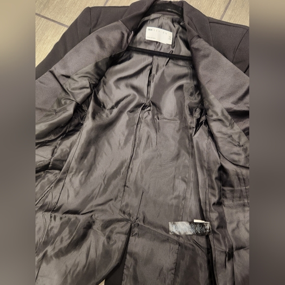 ASOS DESIGN Double Breasted Blazer, Black, Size US 8 and Size U… - Picture 8 of 10